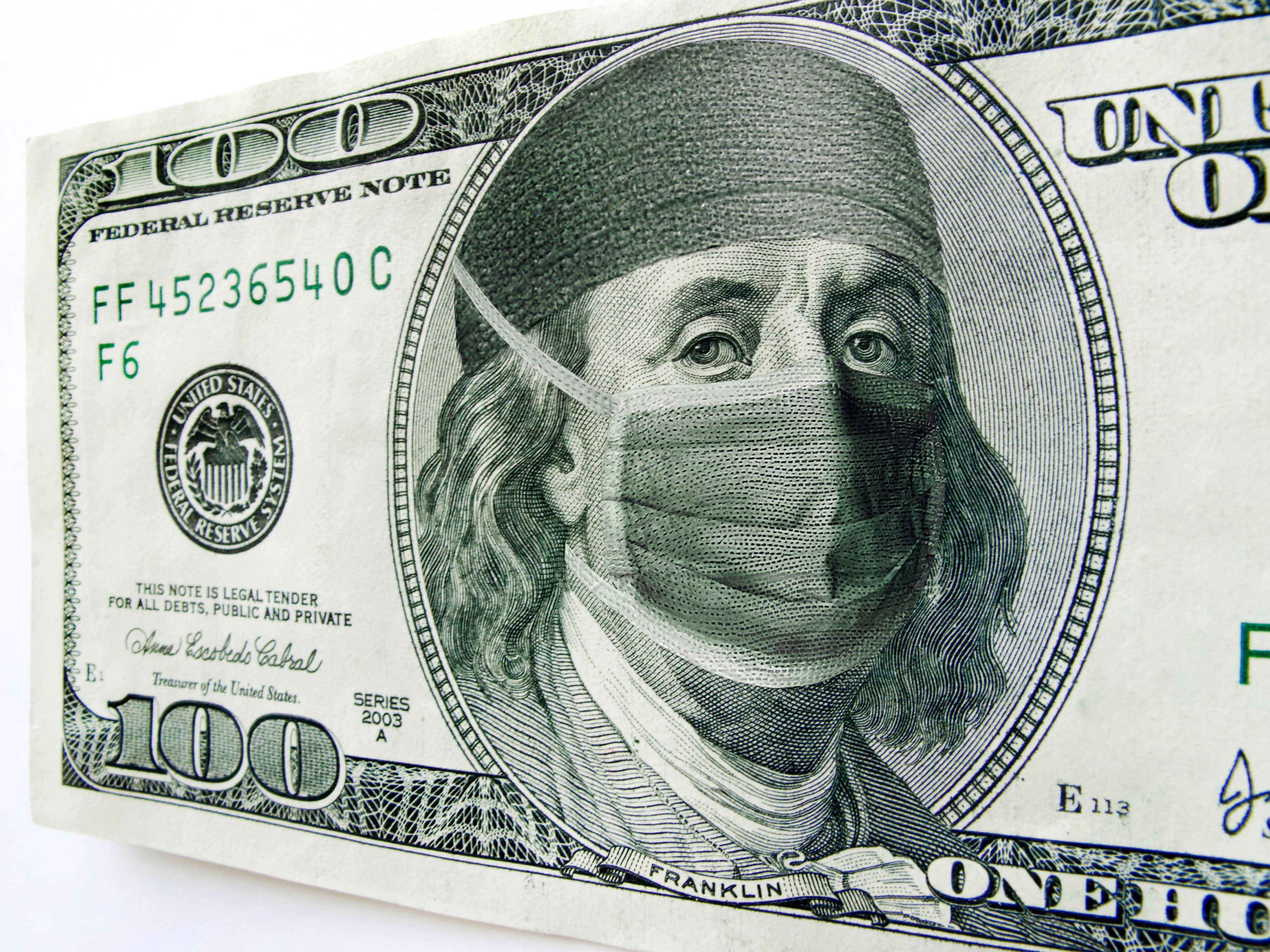 Health care concept on $100 dollar bill | Image credit: ricardoreitmeyer - stock.adobe.com