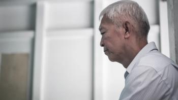 Asian elderly man.