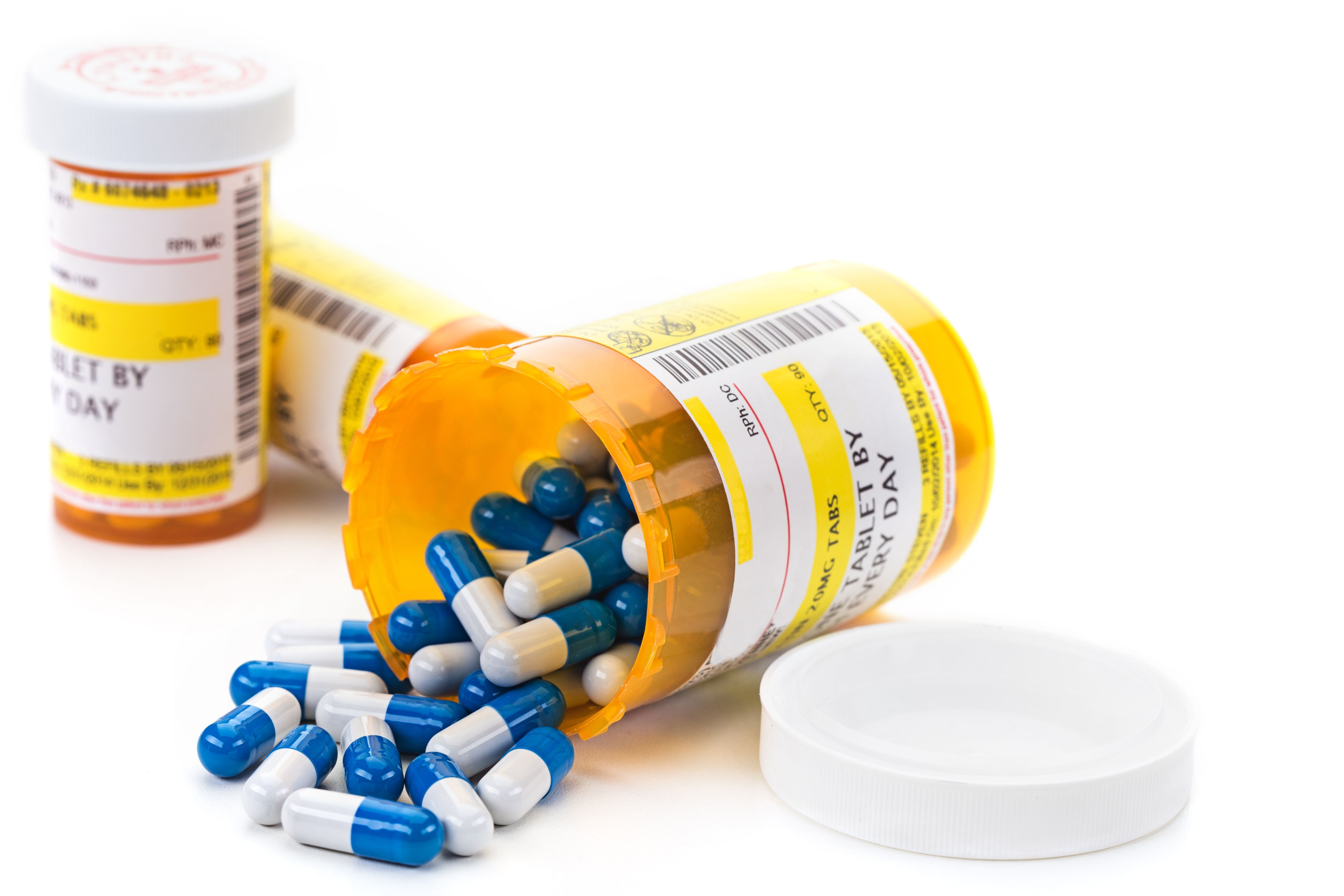 Prescription drugs in pharmacy vials | Image Credit: kenwnj - stock.adobe.com