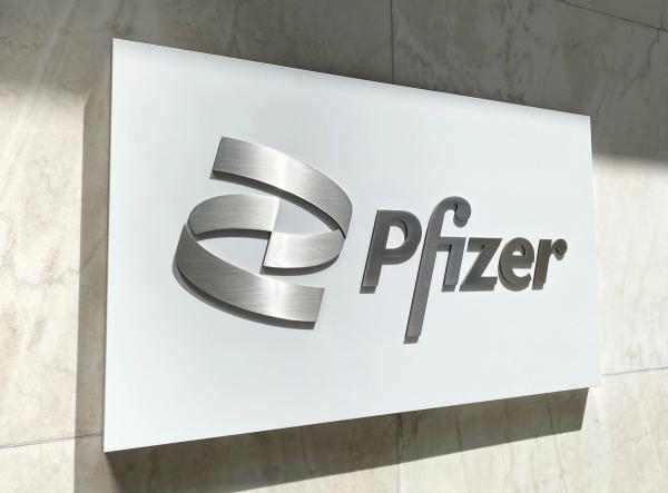 Pfizer logo | Image Credit: Kathy images