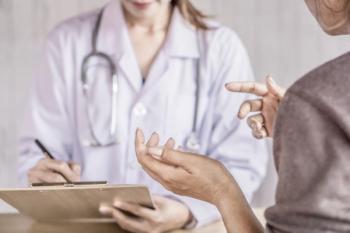 Image of patient receiving advice