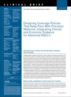 Designing Coverage Policies That Keep Pace With Precision Medicine: Integrating Clinical and Economic Evidence for Advanced NSCLC