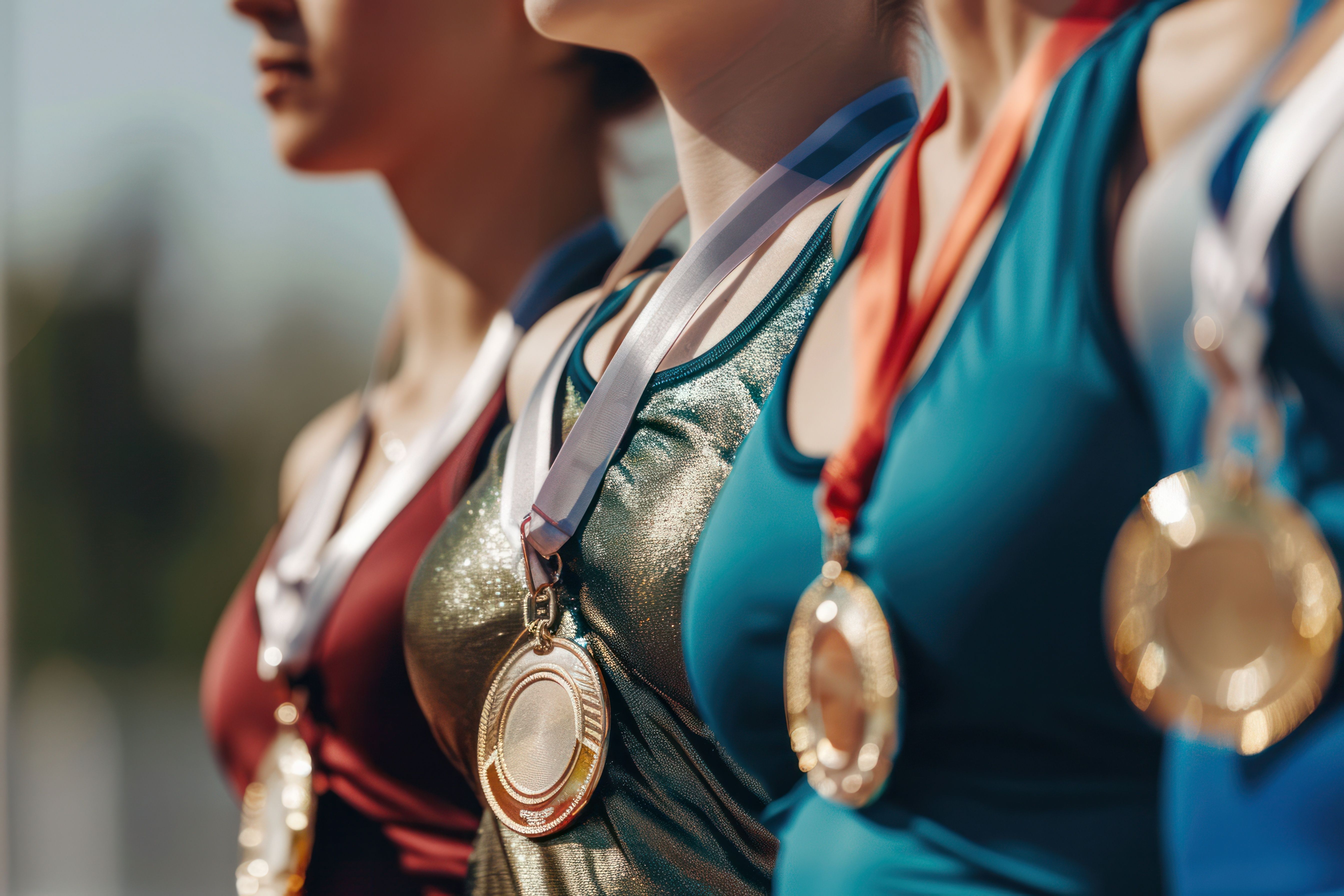 Female athletes winning medals. | Image Credit: venusvi - stock.adobe.com