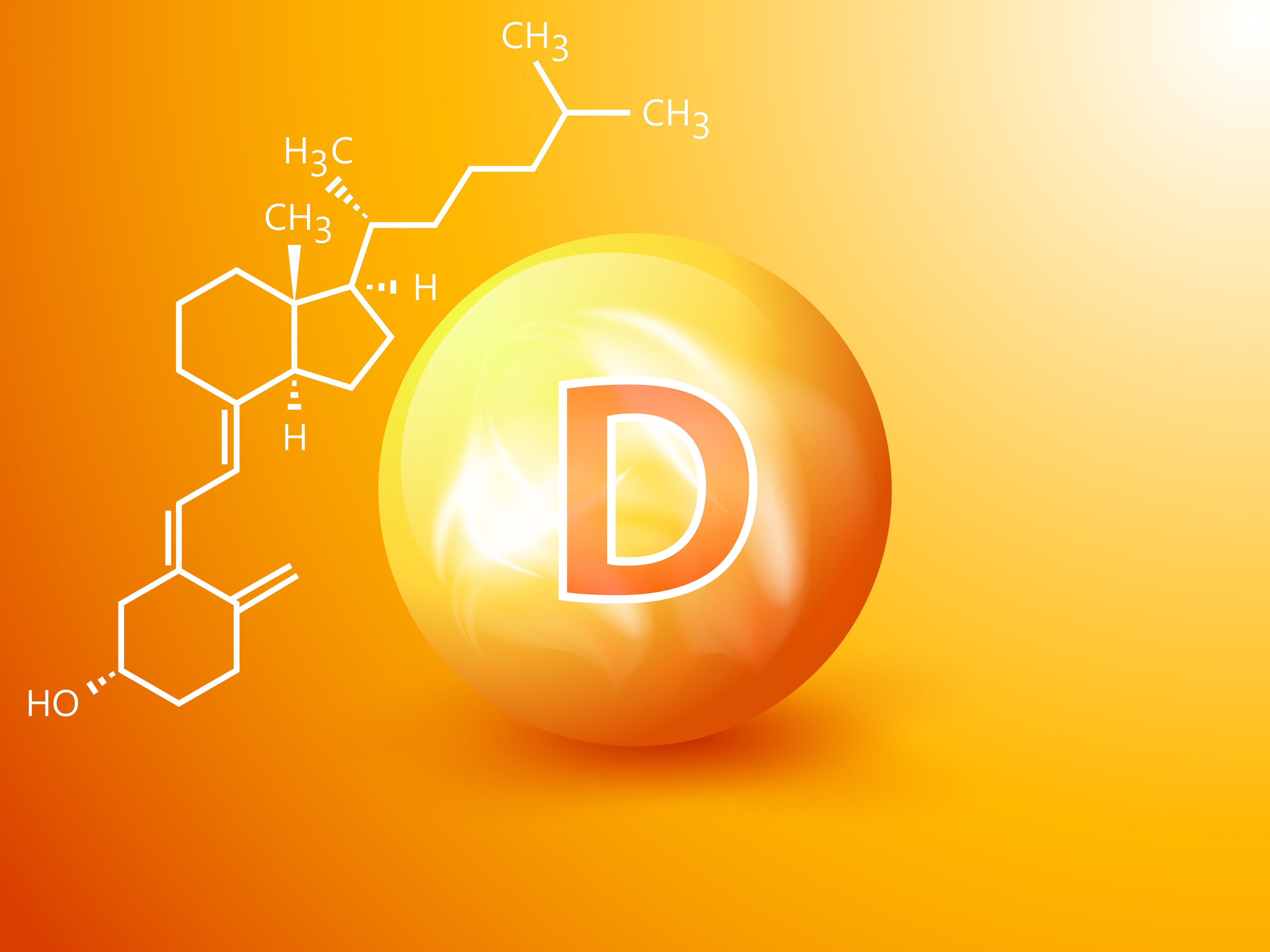 Vitamin D Molecule Concept | image credit: Katsiaryna Hatsak - stock.adobe.com