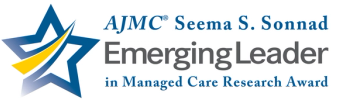 AJMC Seema Sonnad Award logo