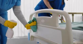 hospital staff cleaning with chemical cleaners | Image credit: TommyStockProject - stock.adobe.com