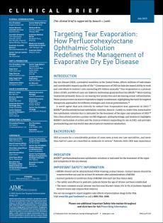 Targeting Tear Evaporation: How Perfluorohexyloctane Ophthalmic Solution Redefines the Management of Evaporative Dry Eye Disease