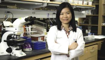 Elizabeth Budde, MD, PhD, laboratory | Image: City of Hope