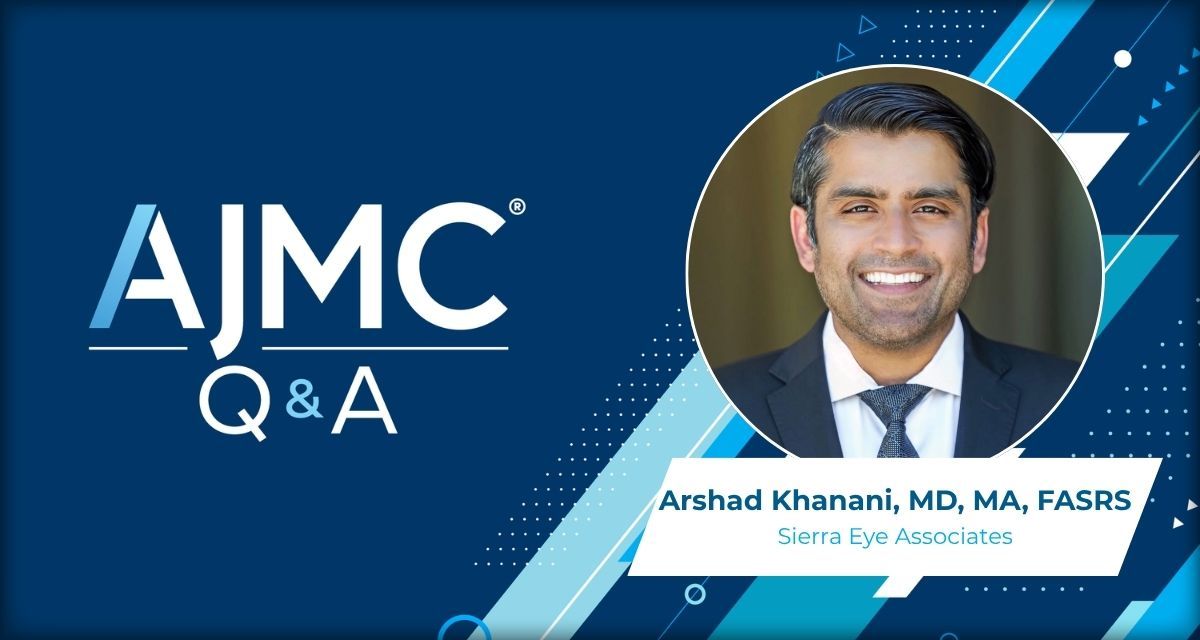 Headshot of Paul Hahn, MD, on AJMC branded Q&A background