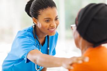 Physician and patient.