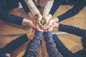 Group supporting one another