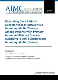 Evaluating Dose Ratio of Subcutaneous to Intravenous Immunoglobulin Therapy Among Patients With Prim