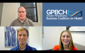 Tom Belmont, AP, CLU, ChFC, RHU, REBC, president and CEO of the Greater Philadelphia Business Coalition on Health (Series host and moderator)  Patrick Henry, PharmD, MBA, clinical advisor at Employers Health  Emily Malloy, PharmD, pharmacy resident at Employers Health