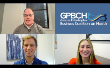 Tom Belmont, AP, CLU, ChFC, RHU, REBC, president and CEO of the Greater Philadelphia Business Coalition on Health (Series host and moderator)  Patrick Henry, PharmD, MBA, clinical advisor at Employers Health  Emily Malloy, PharmD, pharmacy resident at Employers Health