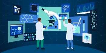 Clinical trial researchers interact with data | Image Credit:  elenabsl - stock.adobe.com