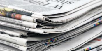 newspaper stack 