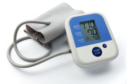 Image of a blood pressure gauge