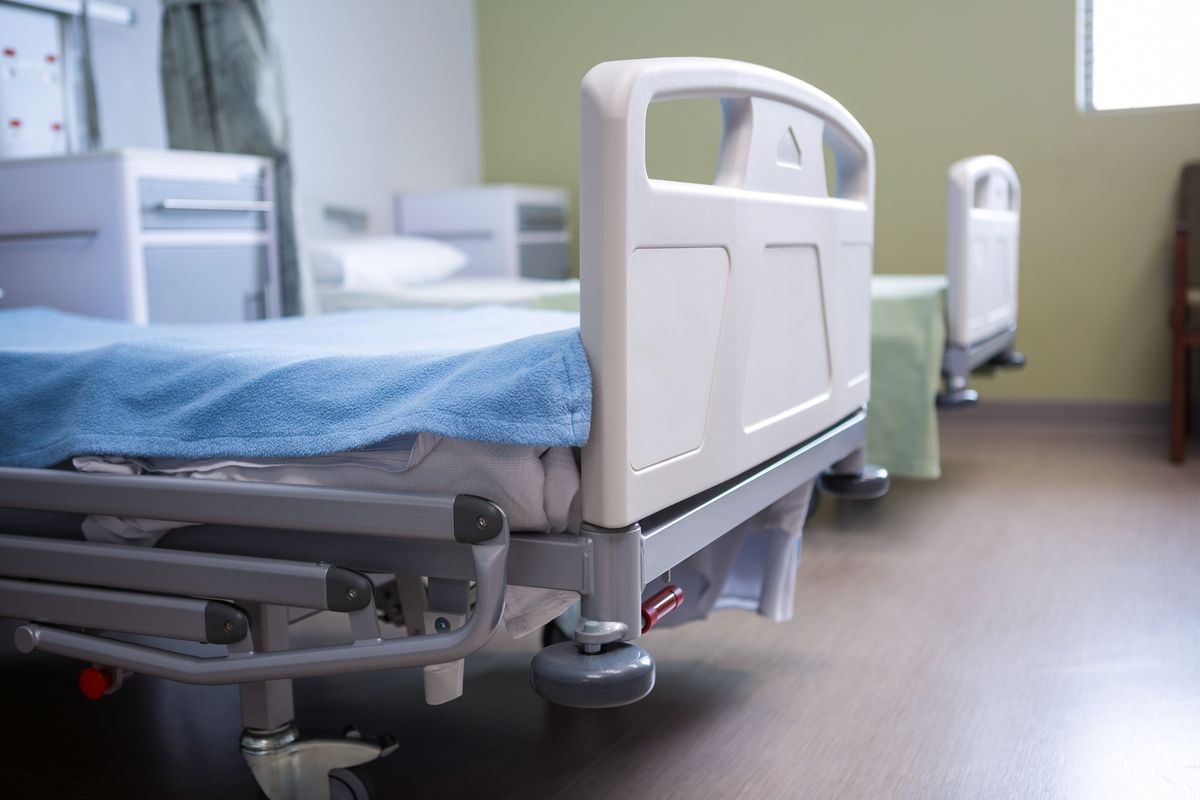 Image of a hospital bed