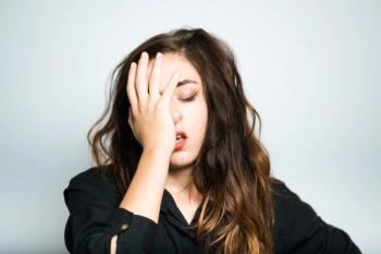 woman in pain