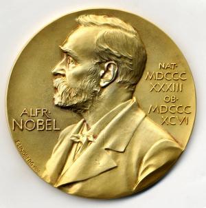 Nobel gold medal