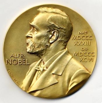 Nobel gold medal
