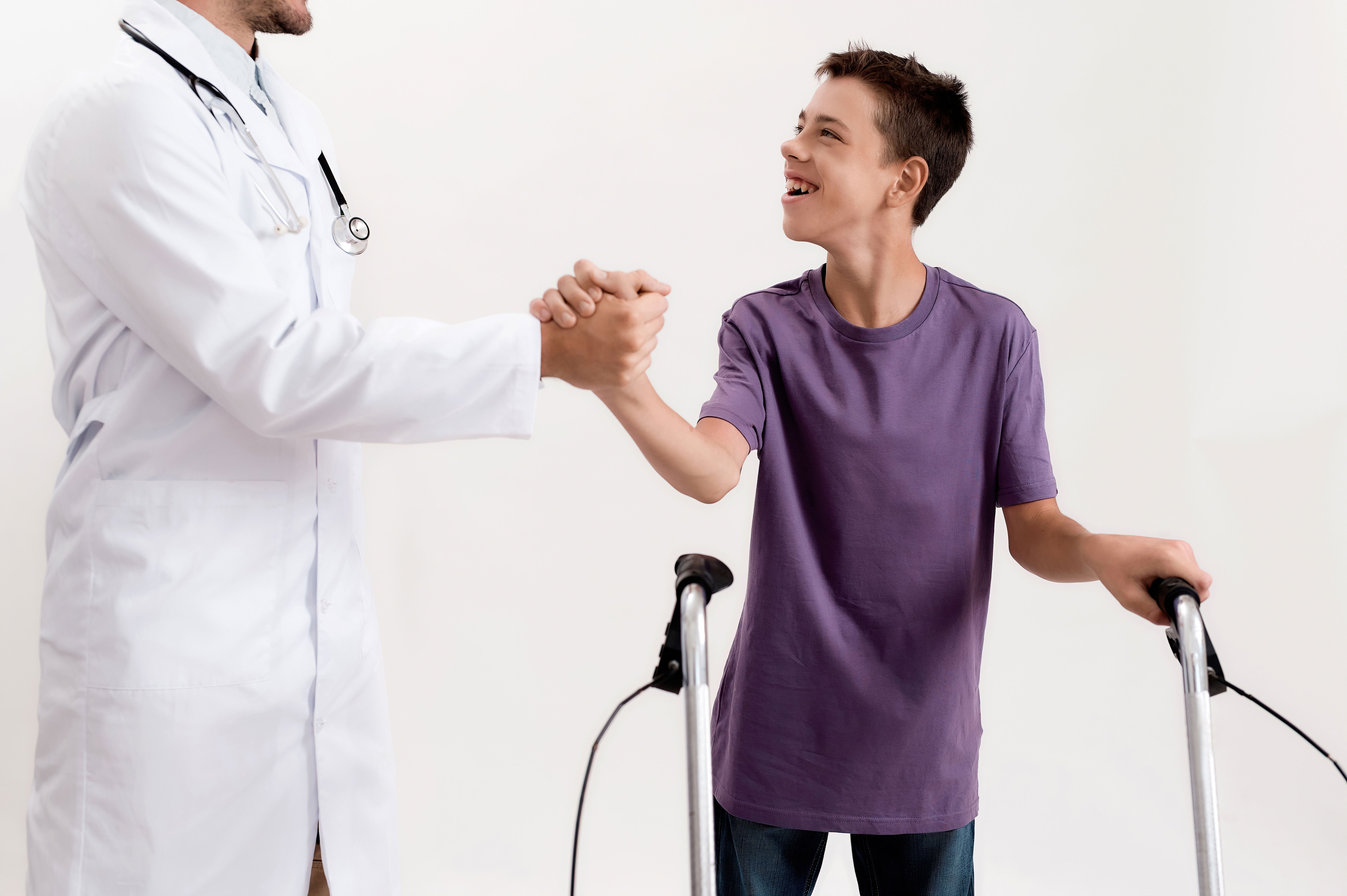 Boy with DMD using walker | Image credit: Svitlana – stock.adobe.com