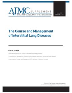 The Course and Management of Interstitial Lung Diseases