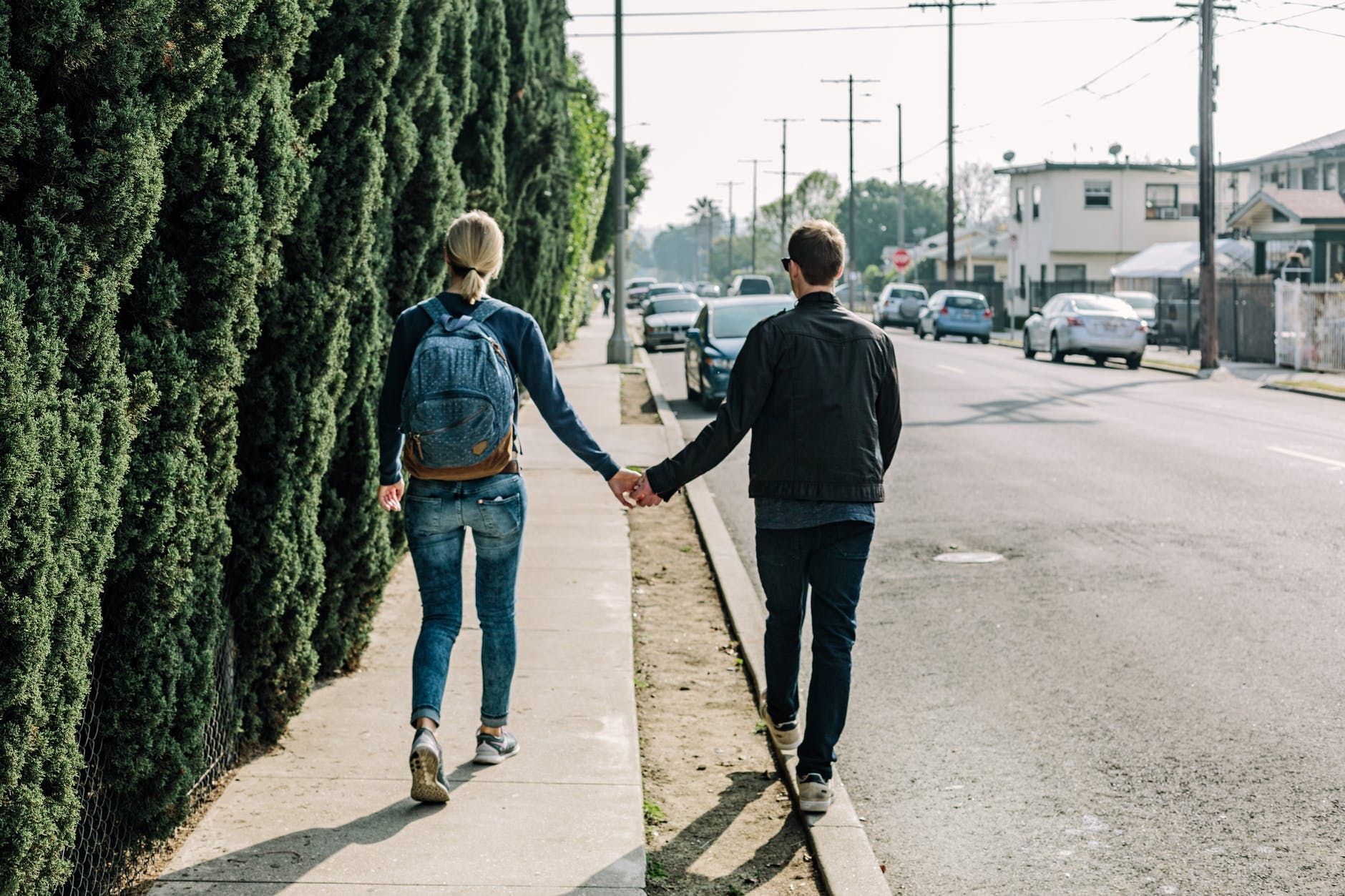 People walking.