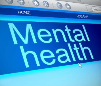 computer screen reading "mental health"