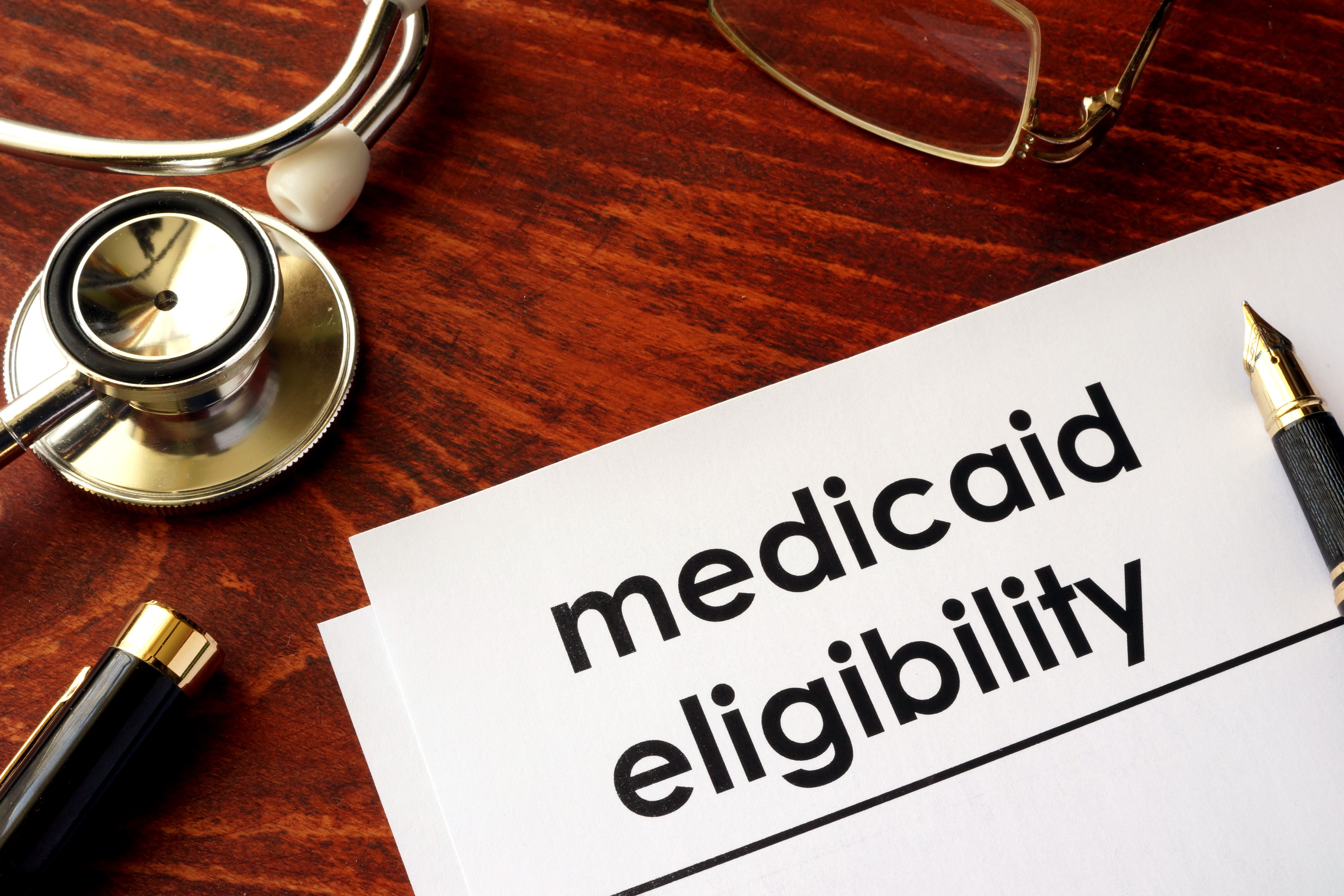 Paper saying Medicaid eligibility | Image credit: Vitalii Vodolazskyi – stock.adobe.com