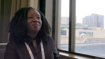 Screenshot of an interview with Nadine Barrett, PhD