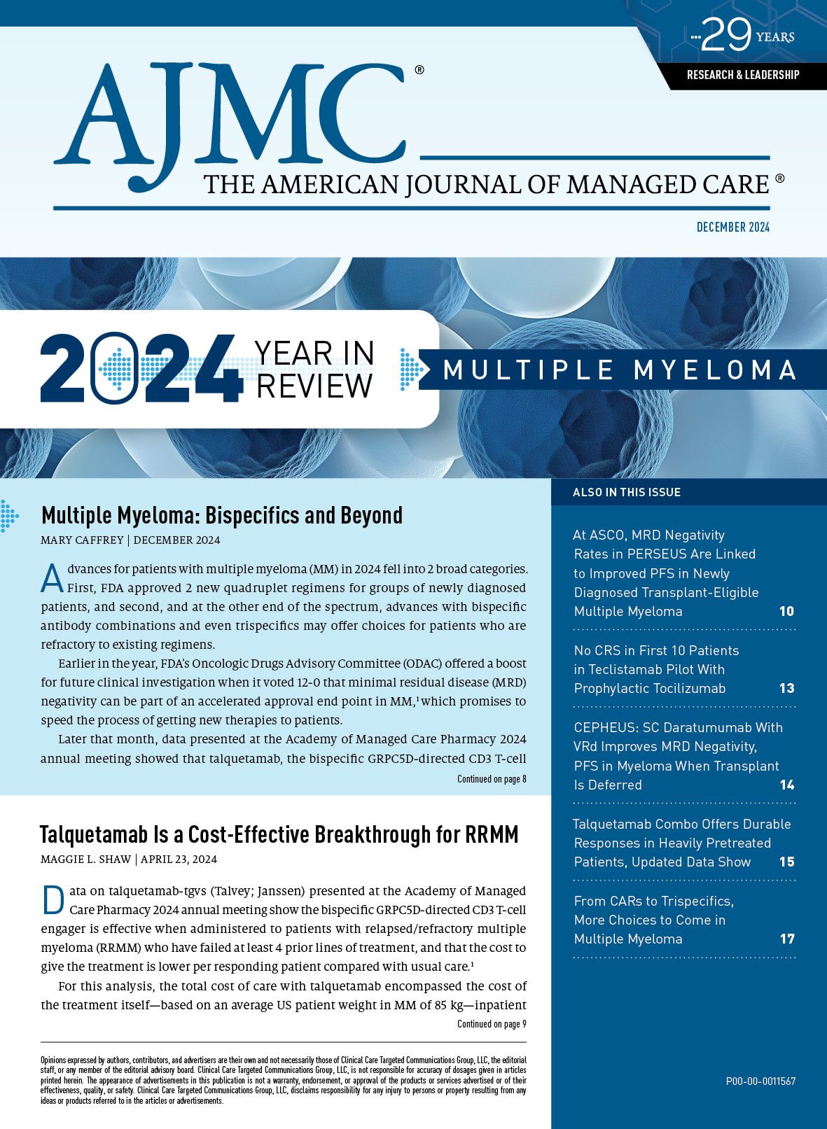 Year in Review: Multiple Myeloma