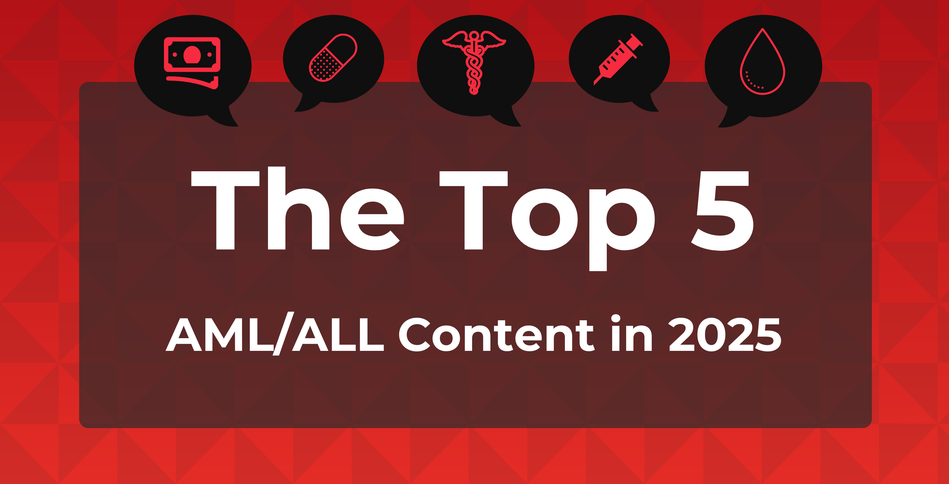 Top 5 AML/ALL content of 2025