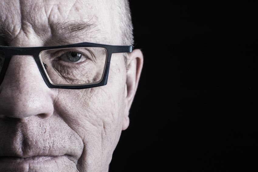 Older man with glasses