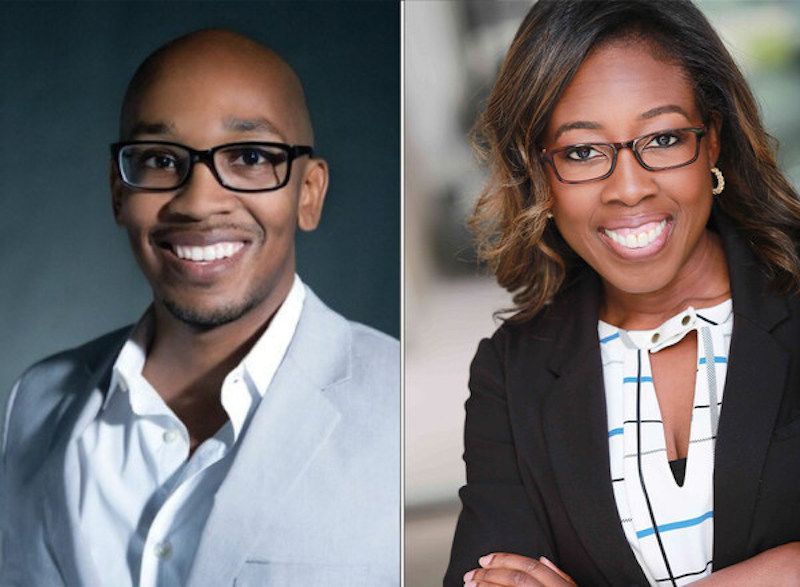 Terrance Mayes, EdD, and Loretta Erhunmwunsee, MD, FACS.