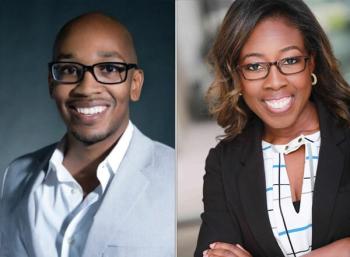 Terrance Mayes, EdD, and Loretta Erhunmwunsee, MD, FACS.