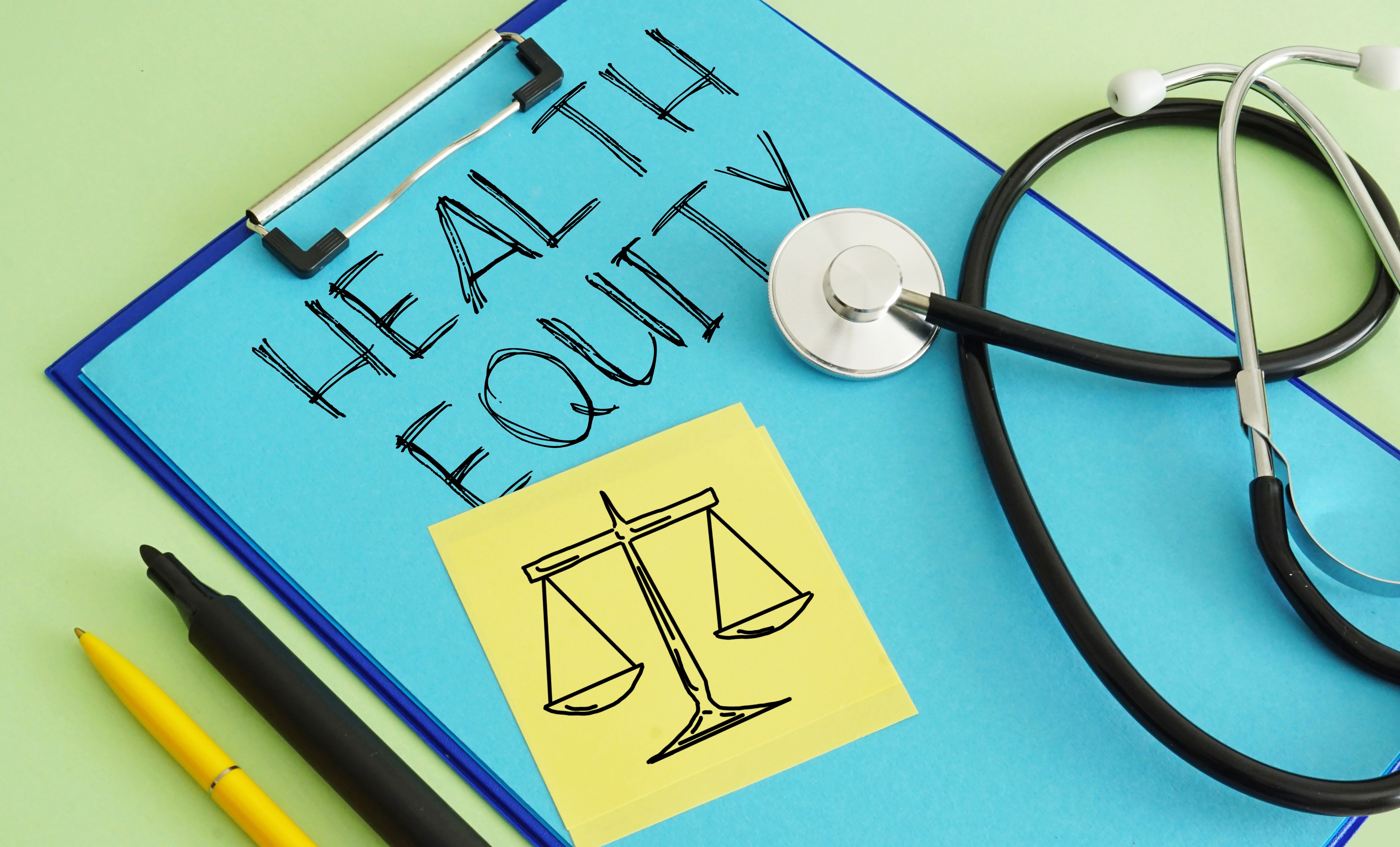 Health equity text | Image Credit: Andrii - stock.adobe.com