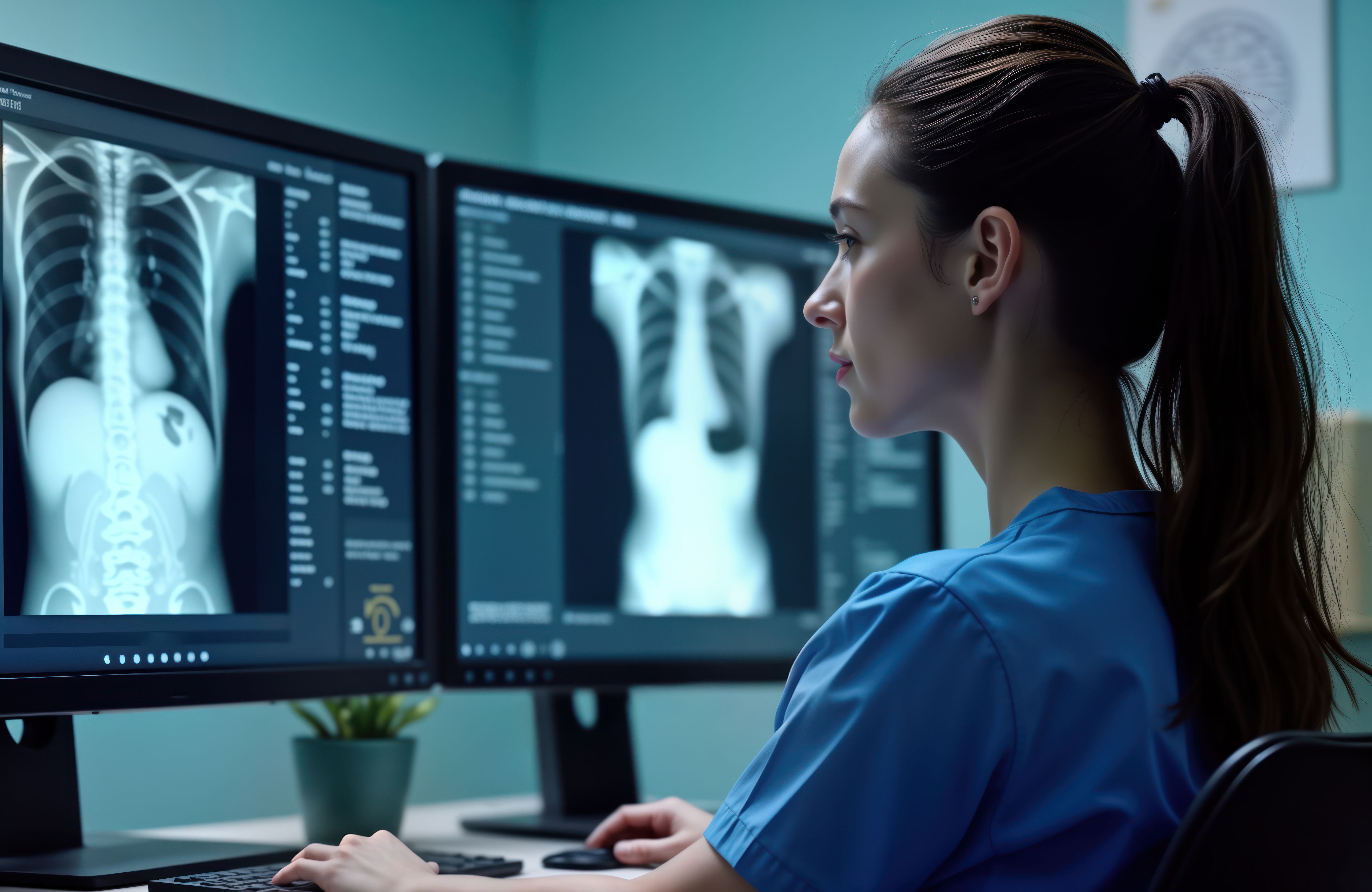 AI will transform imagine in oncology | Adobe image generated with AI