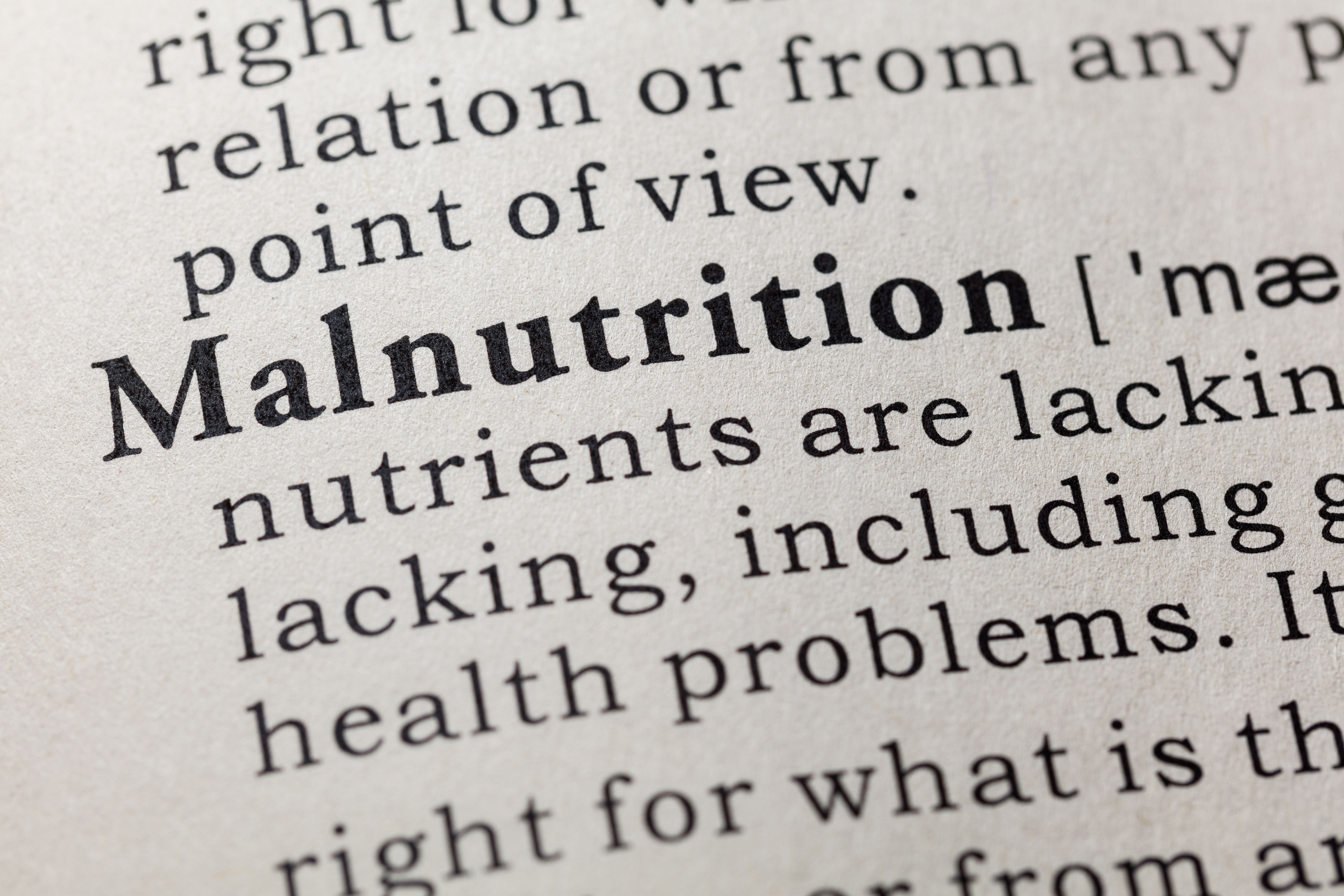 Definition of malnutrition | Image Credit: Feng Yu - stock.adobe.com