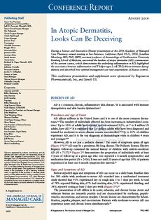 In Atopic Dermatitis, Looks Can Be Deceiving