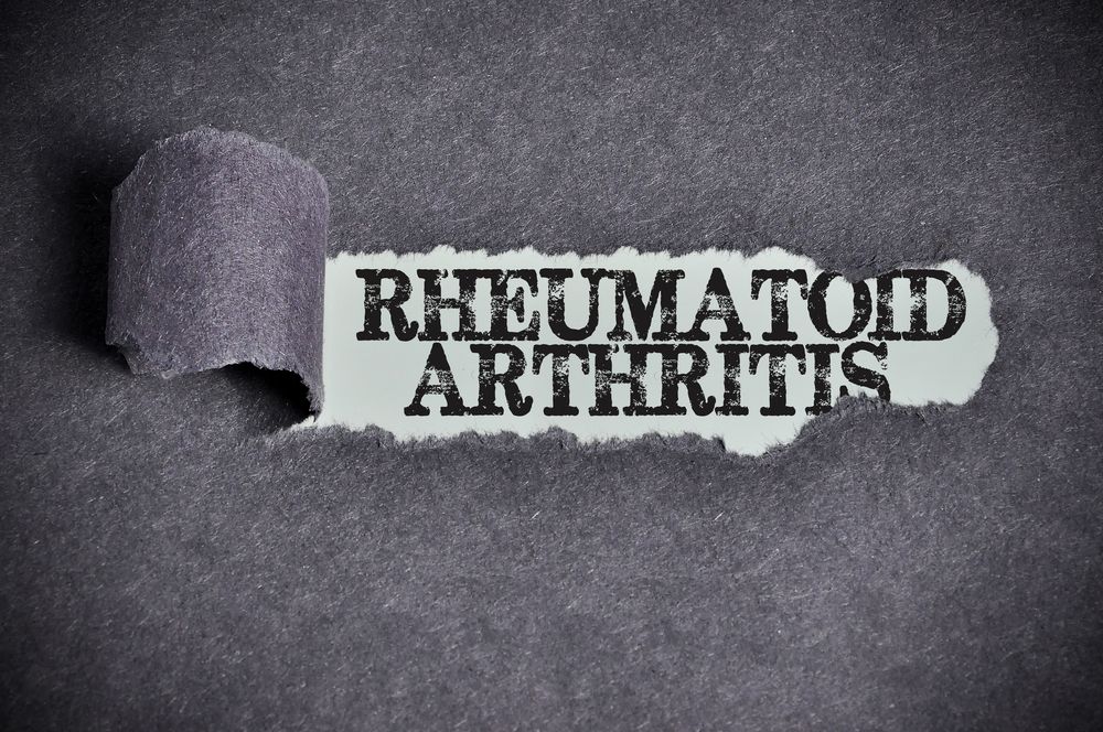 word graphic of rheumatoid arthritis