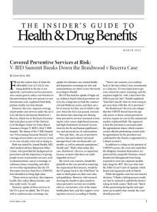 The Insider's Guide to Health & Drug Benefits® - March 2024