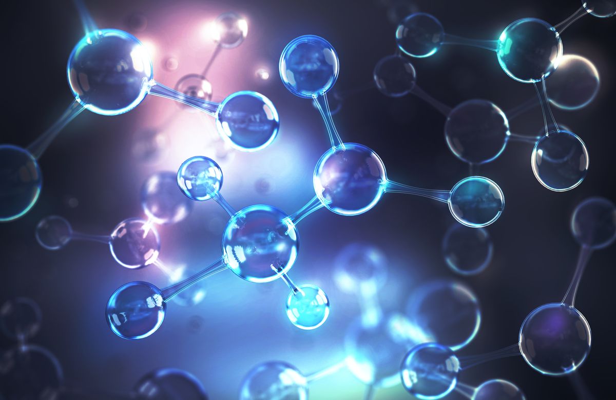 rendering of a molecule