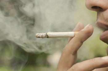 man smoking