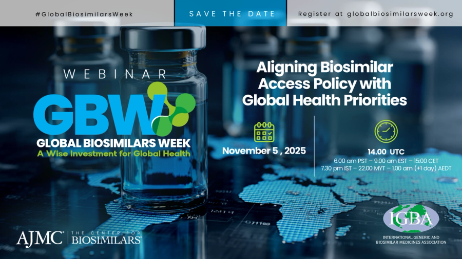 Register for the 2025 Global Biosimilars Week Webinar!