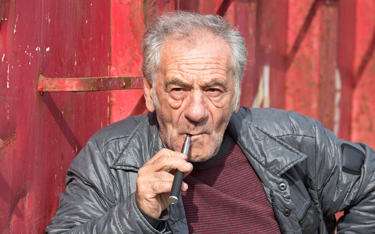 old man vape | Image credit: gdvcom - stock.adobe.com