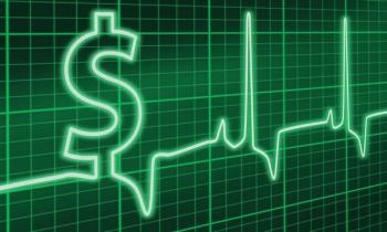 dollar sign in green heart monitor