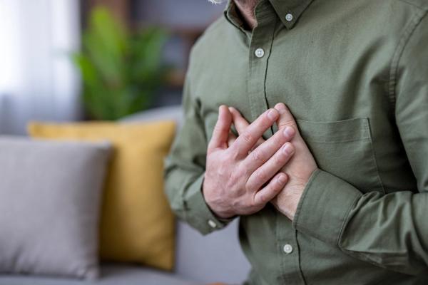 Man with chest pain | Image credit: Liubomir - stock.adobe.com