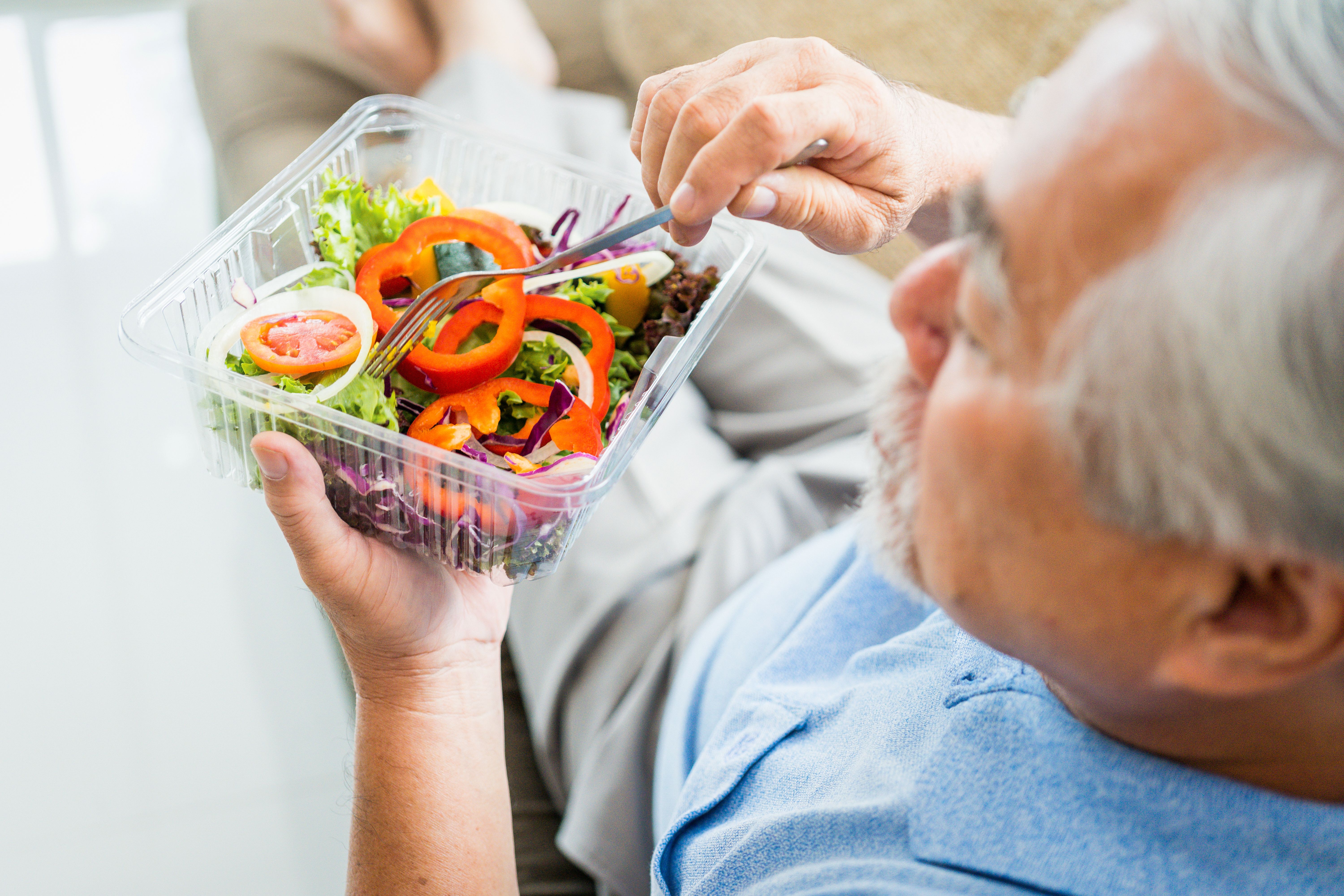 Older person eating healthy meal | Image Credit: Png - Video - Photo - stock.adobe.com
