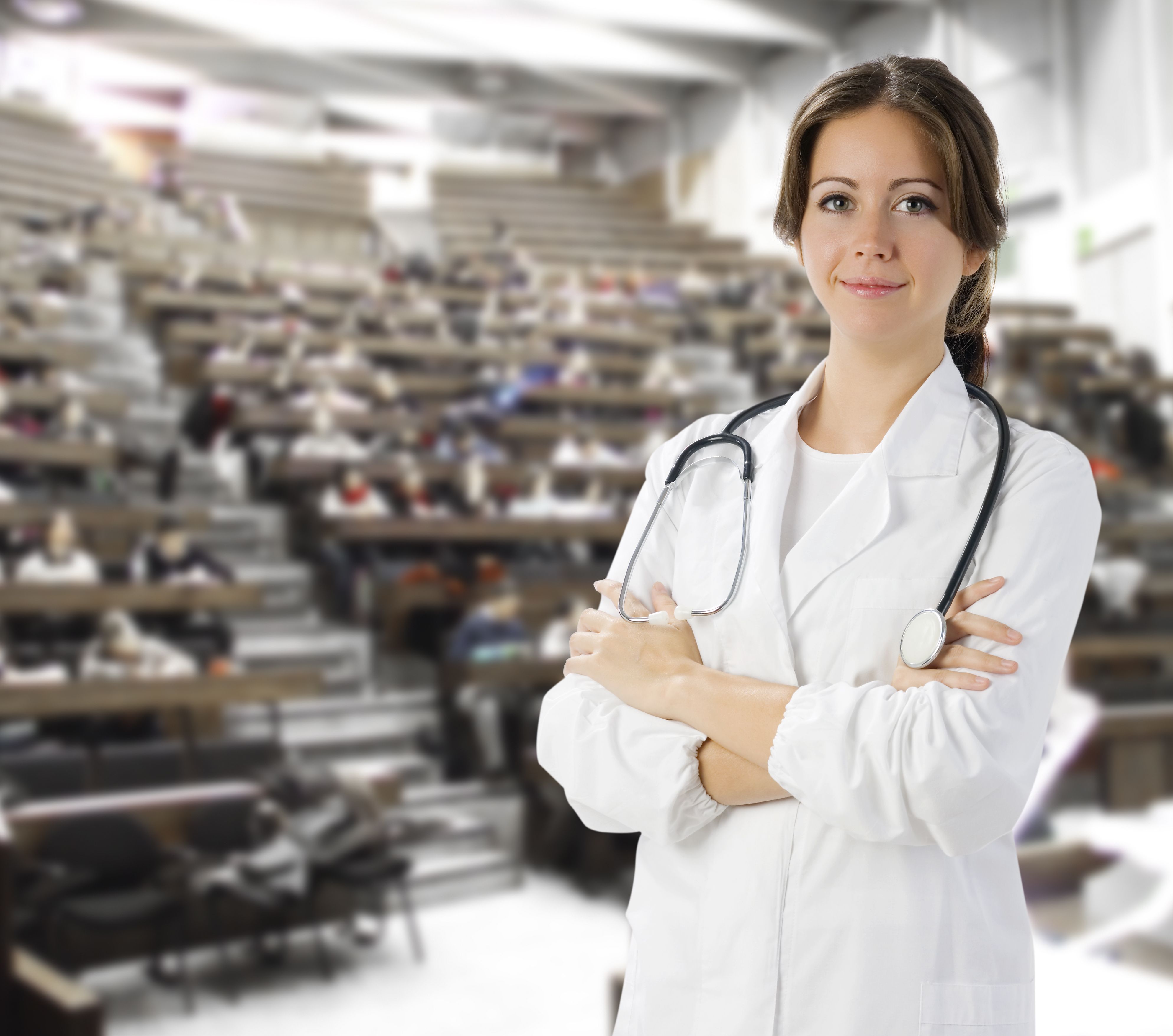 Nurse in classroom